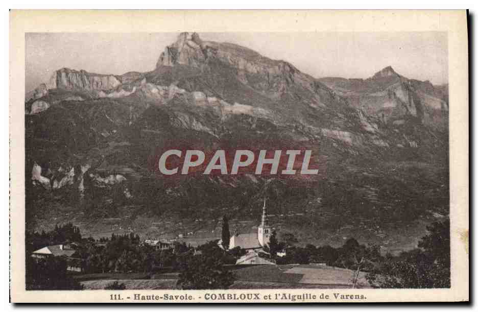 Combloux et l'Aiguille de Varena — Haute-Savoie — L. Morand, phot. (Haute-Savoie) — n° 111