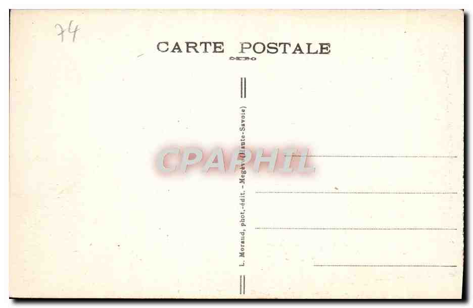Combloux et l'Aiguille de Varena — Haute-Savoie — L. Morand, phot. (Haute-Savoie) — n° 111 — Reverso