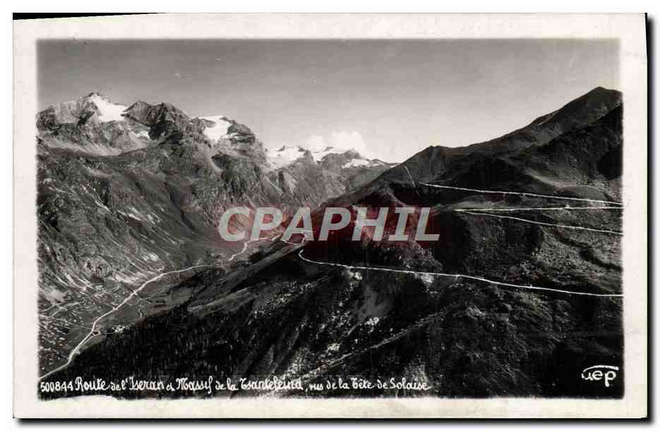 Route de l'Iseran à Mont-Blanc de la Grande-Chartreuse, vue de la Bête de Solaise — UEP, n° 500844