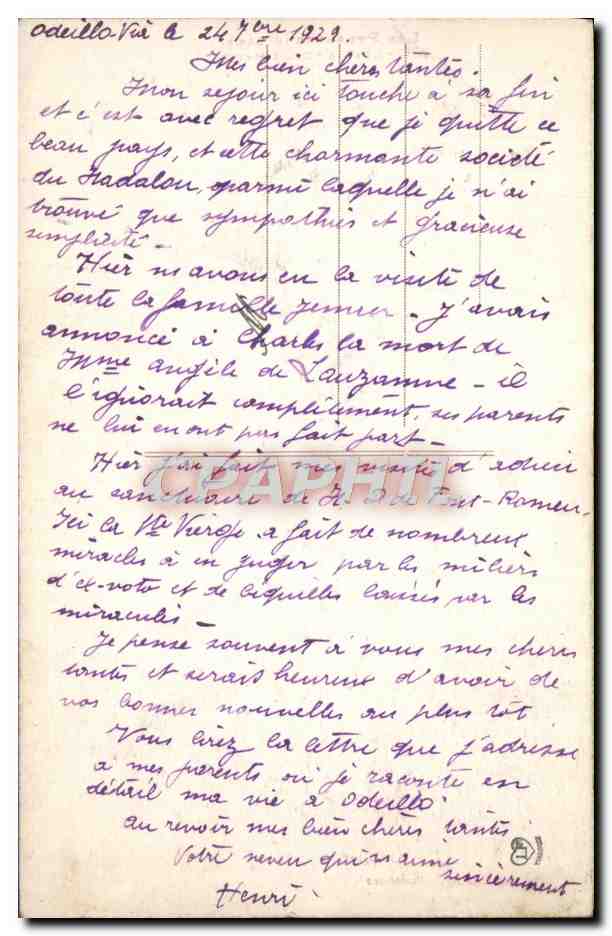 CPA Les Pyrenees Llivia Calle Mayor Attelage Boeufs — Rückseite