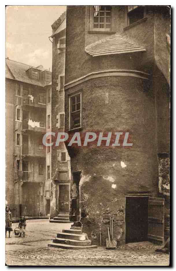 CPA Site Of Burn's lodging in Lawnmarket Edinburgh