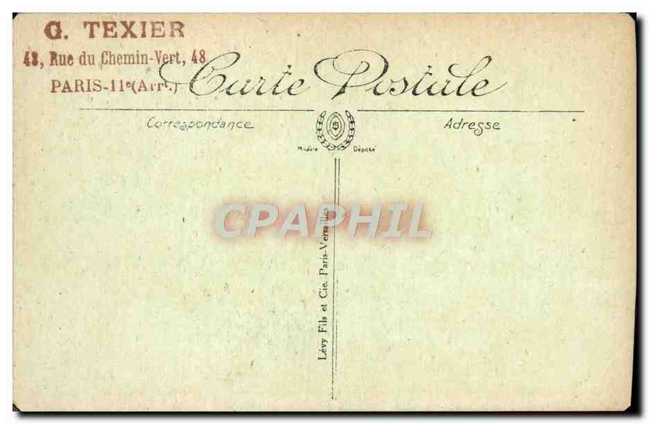 CPA Rouen Vieilles Maisons Et Vieille Fontaine — Verso