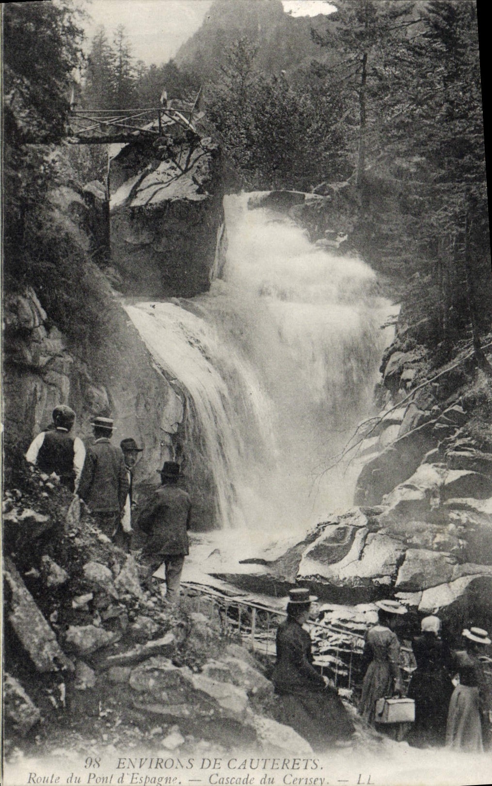 Umgebung von Cauterets — Wasserfall Cerisey — LL, n°98