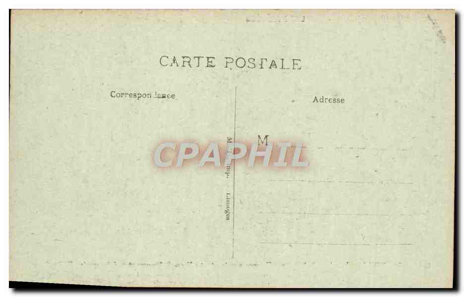 CPA Luz St Sauveur Interieur de l'eglise Fresque representant Evangelistes Dragon — Verso