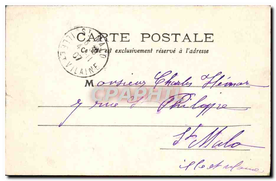 Angoulême — Vue Générale prise du Port de Lhoumeau — E. Constantin, Editeur — Back