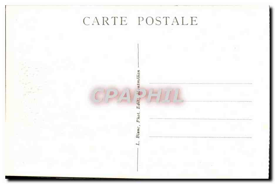 CPA Aix Les Bains Le Tillet Au Petit Port Et La Dent Du Chat — Verso
