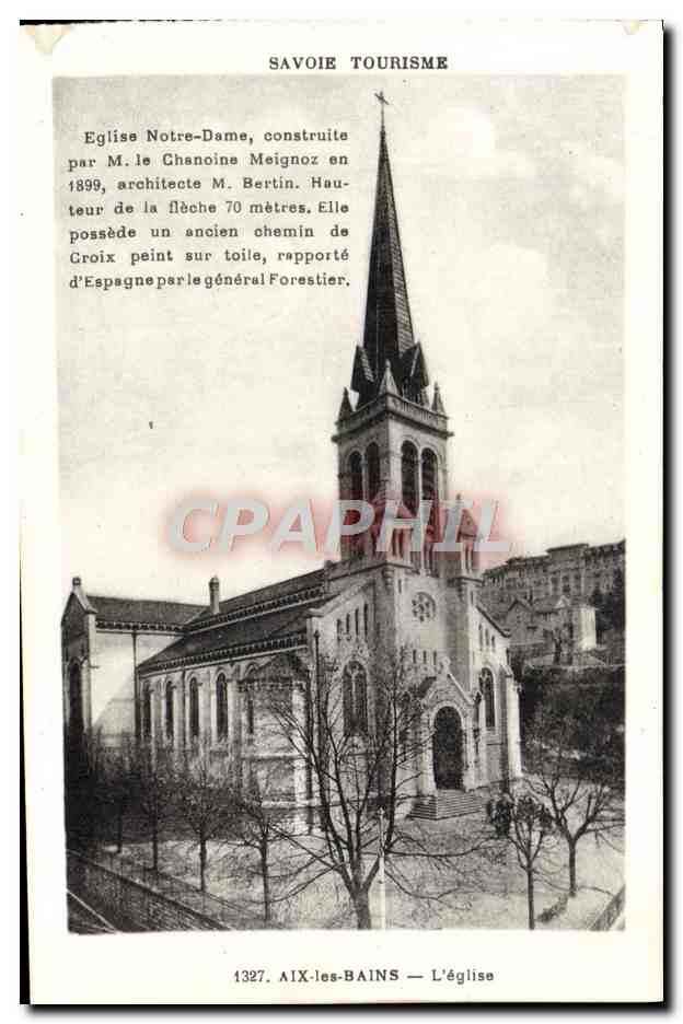 CPA Aix Les Bains L'eglise