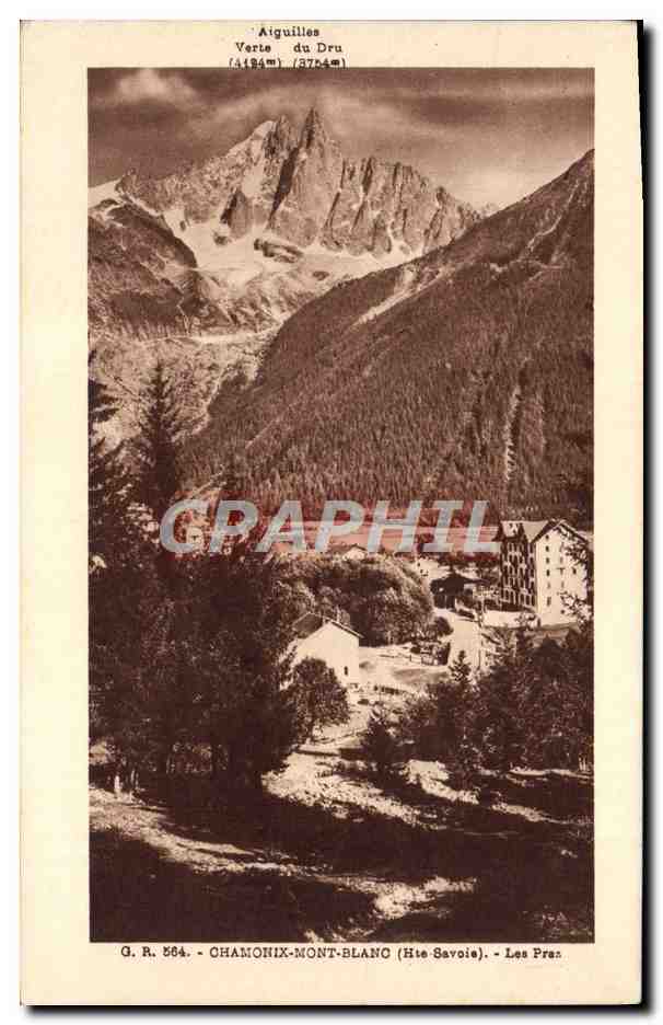 CPA Chamonix Mont Blanc les Praz