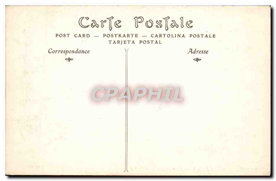 CPA Coutances La Cathedrale Le portail — Rückseite