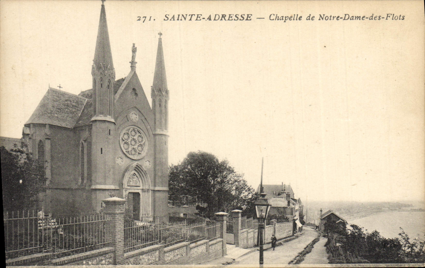 CPA Sainte Adresse Chapelle de Notre Dame des Flots 