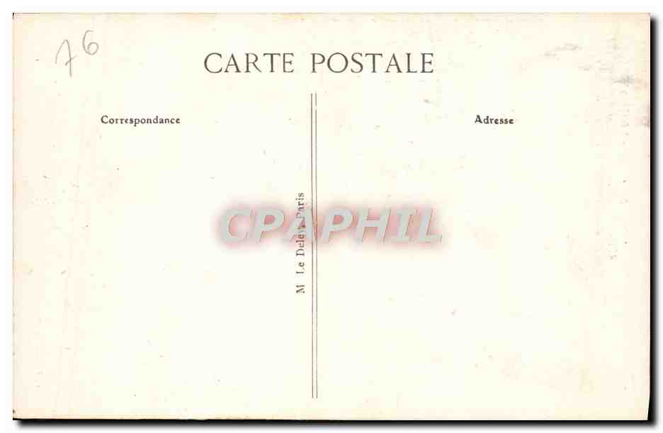 CPA Sainte Adresse Chapelle de Notre Dame des Flots  — Rückseite