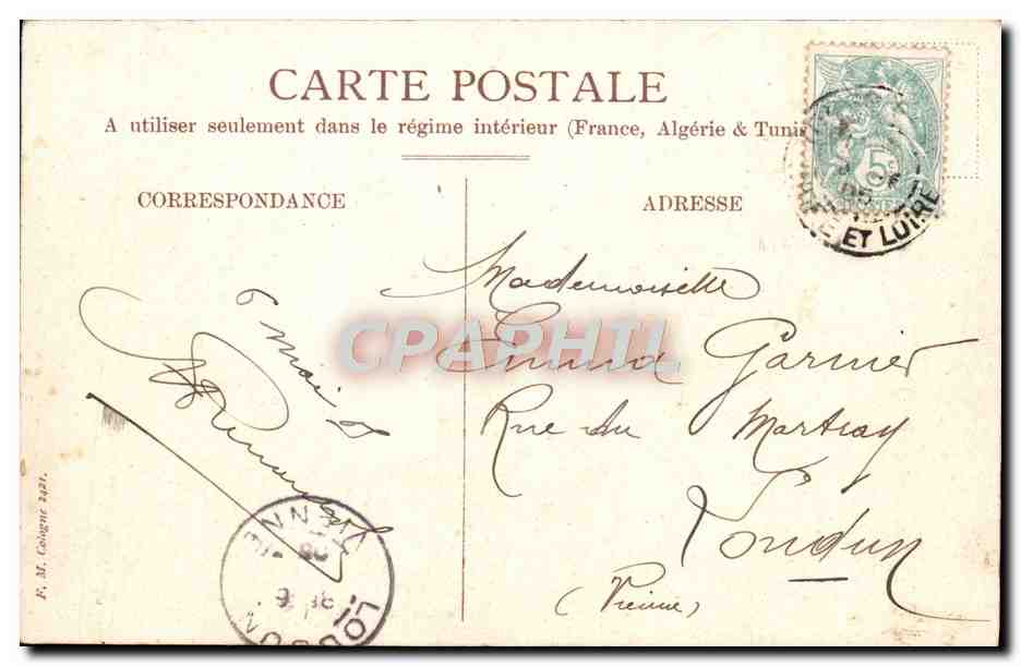 CPA Glaneuses — Verso
