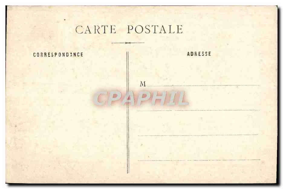CPA Fantaisie Homme Costume — Rückseite