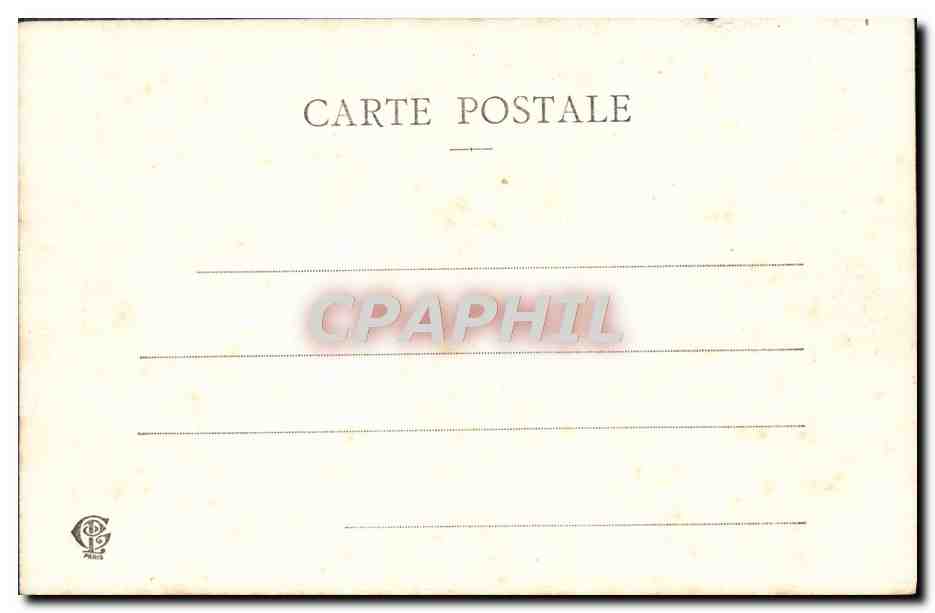 CPA Fantaisie Femme Mousquetaire — Verso