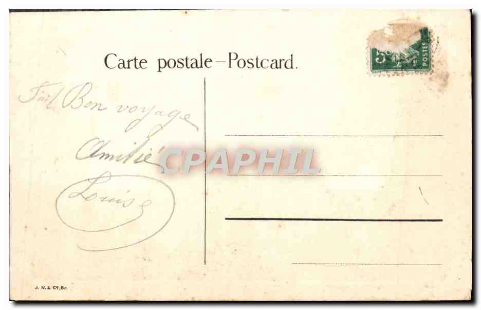 CPA Le Joueur de Flute Enfants — Rückseite