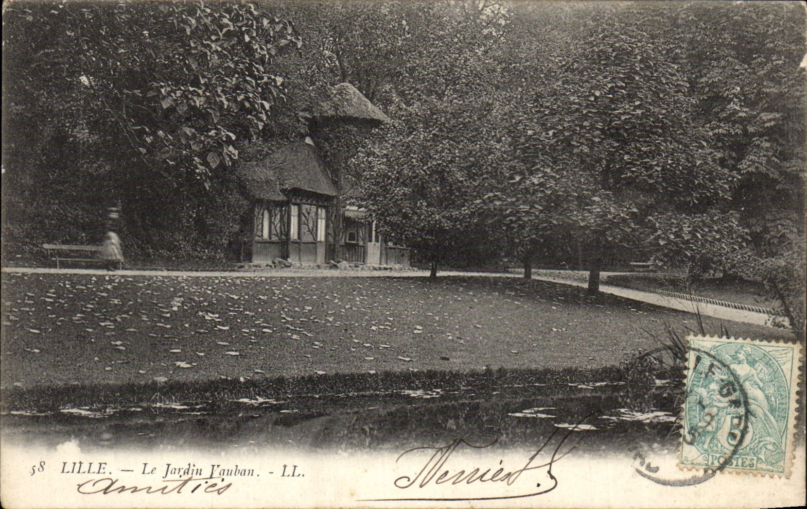 CPA Lille Le Jardin Vauban