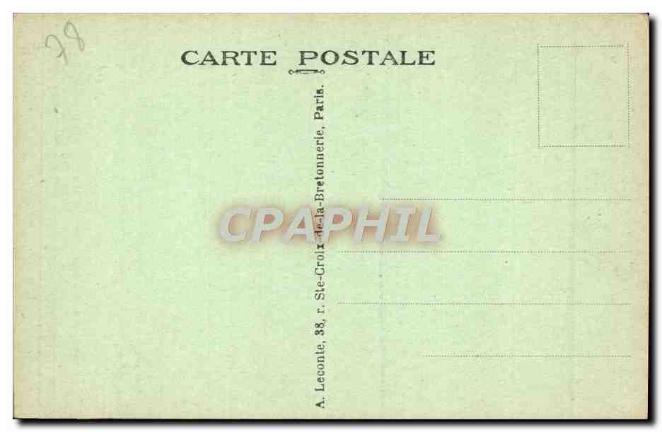 CPA Versailles L'Hopital Militaire Militaria  — Rückseite