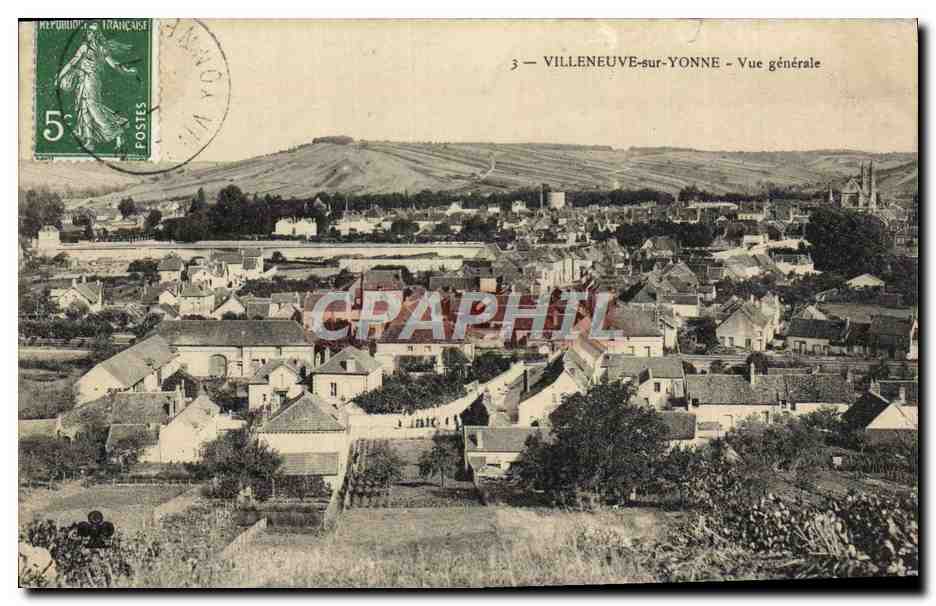 Villeneuve-sur-Yonne — Vista general — Editor no identificado, n.º de serie 3
