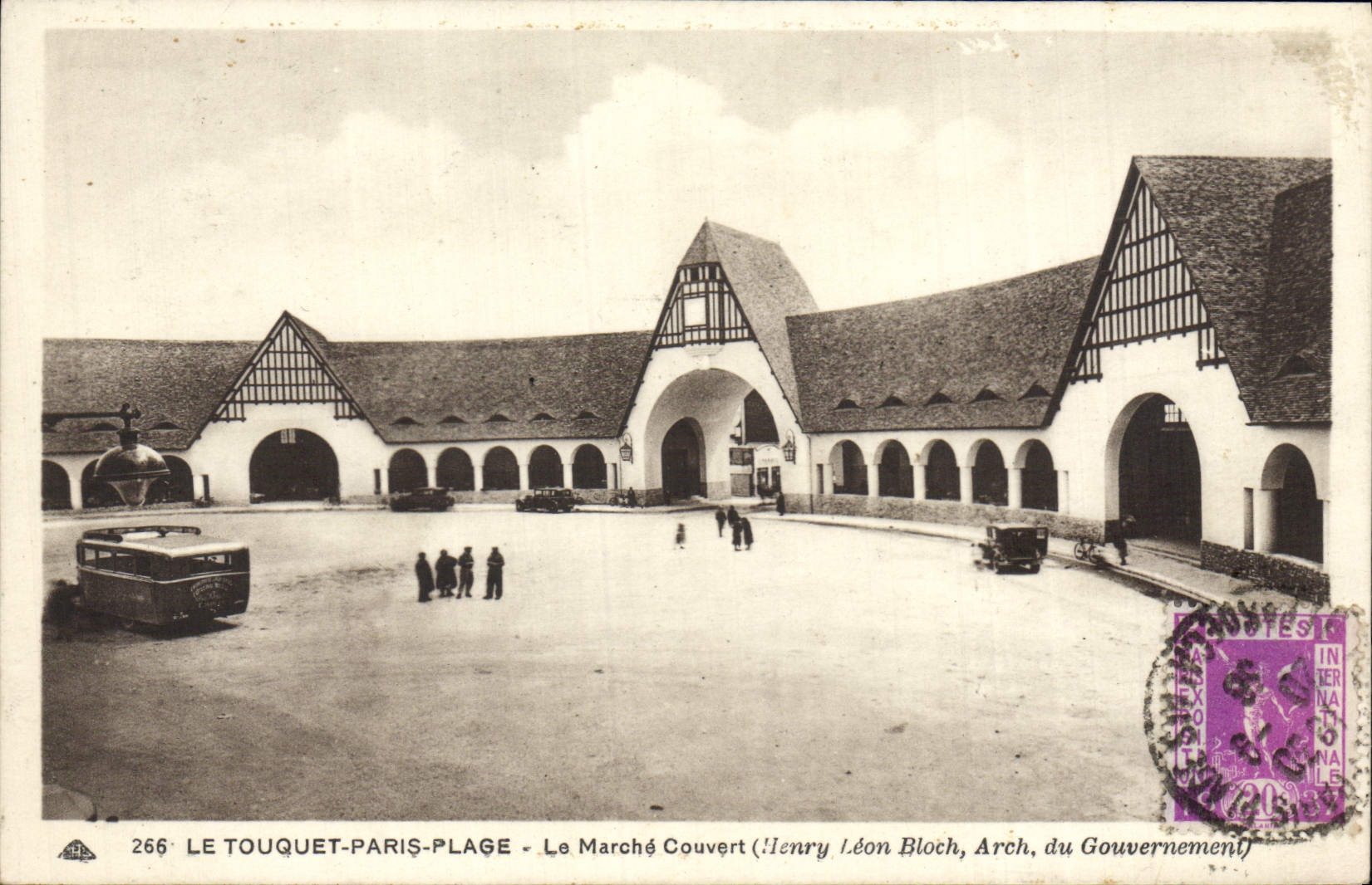Le Touquet-Paris-Plage - Le Marché Couvert — Henry Léon Bloch, Arch. du Gouvernement