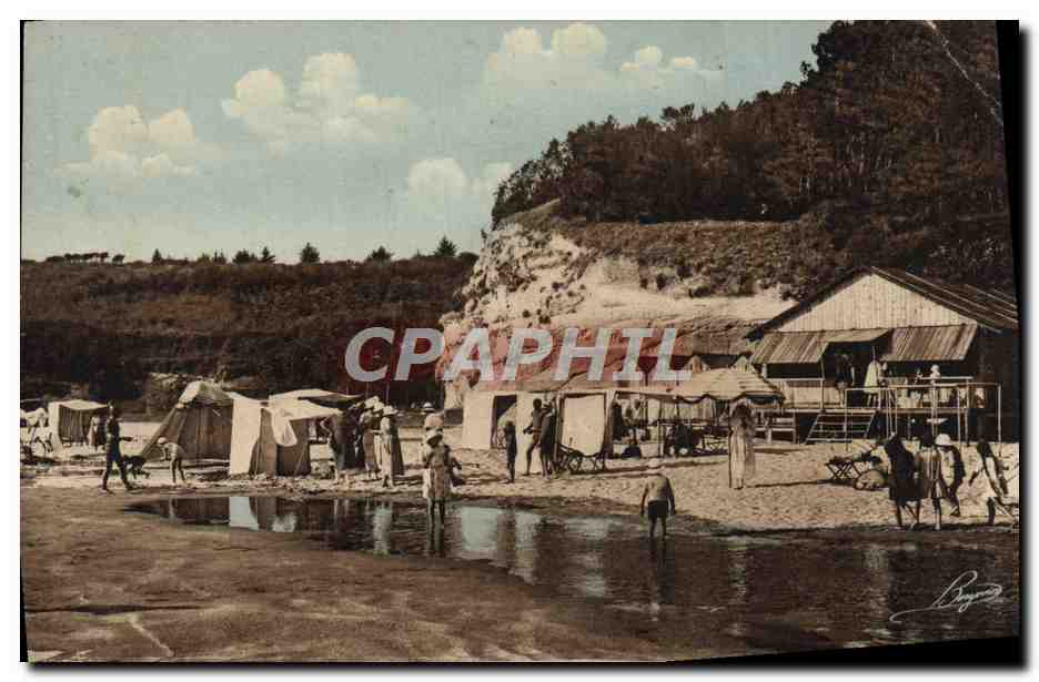CPA Environs de Royan Meschers Plage des Nonnes