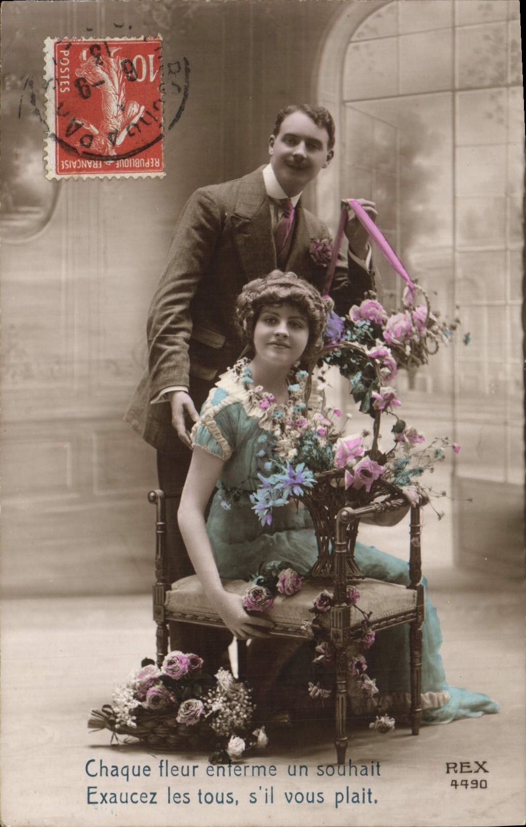 CPA Fantaisie Femme