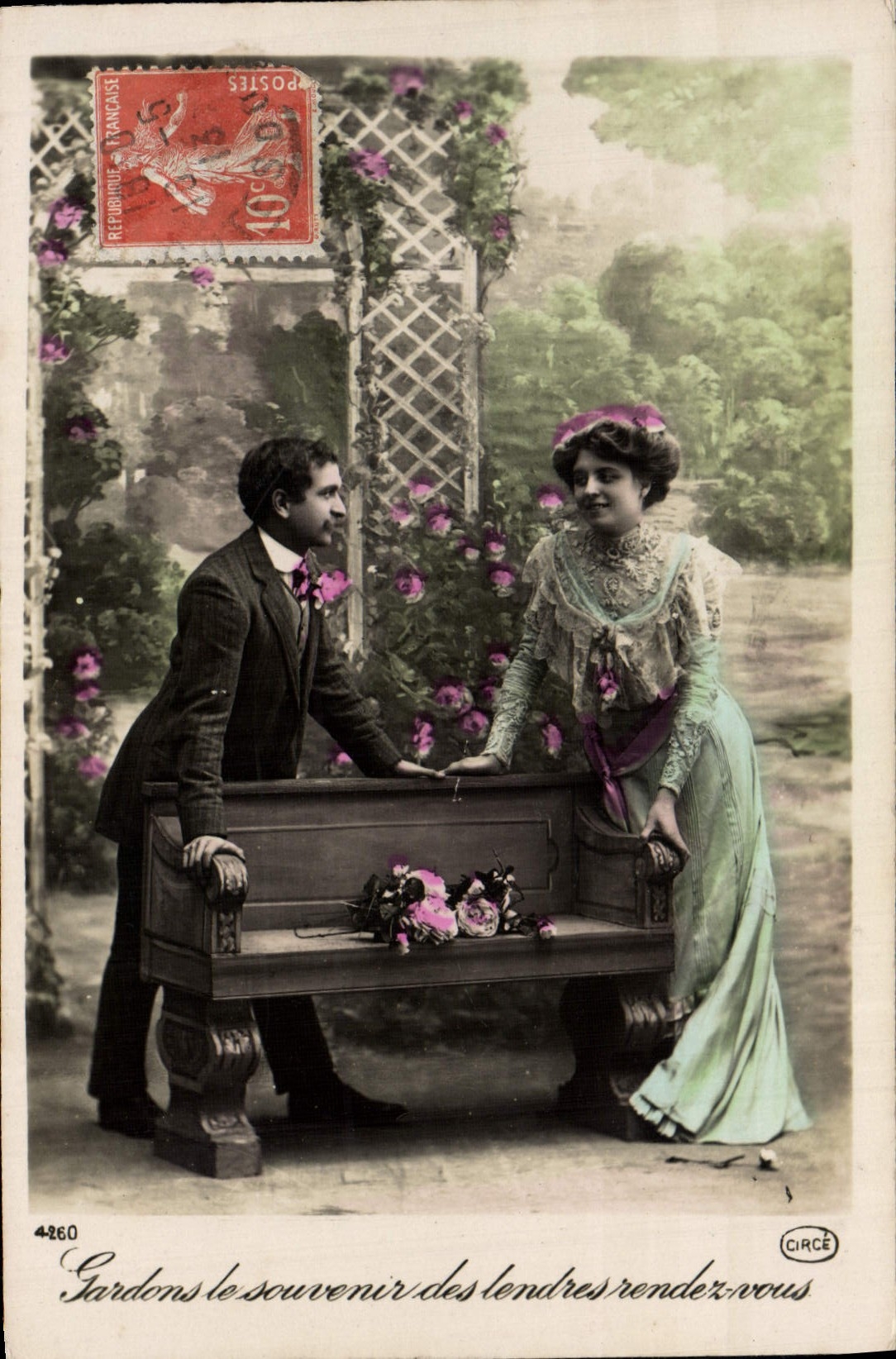 CPA Fantaisie Femme