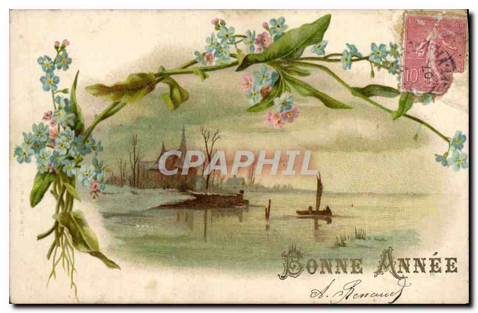 CPA Fantaisie Bonne Annee 