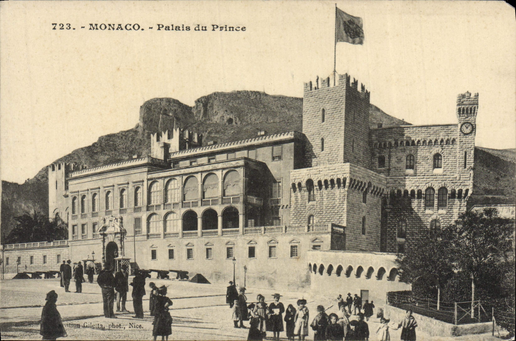 Monaco - Prince's Palace — series 723 — phot. Gileta, Nice