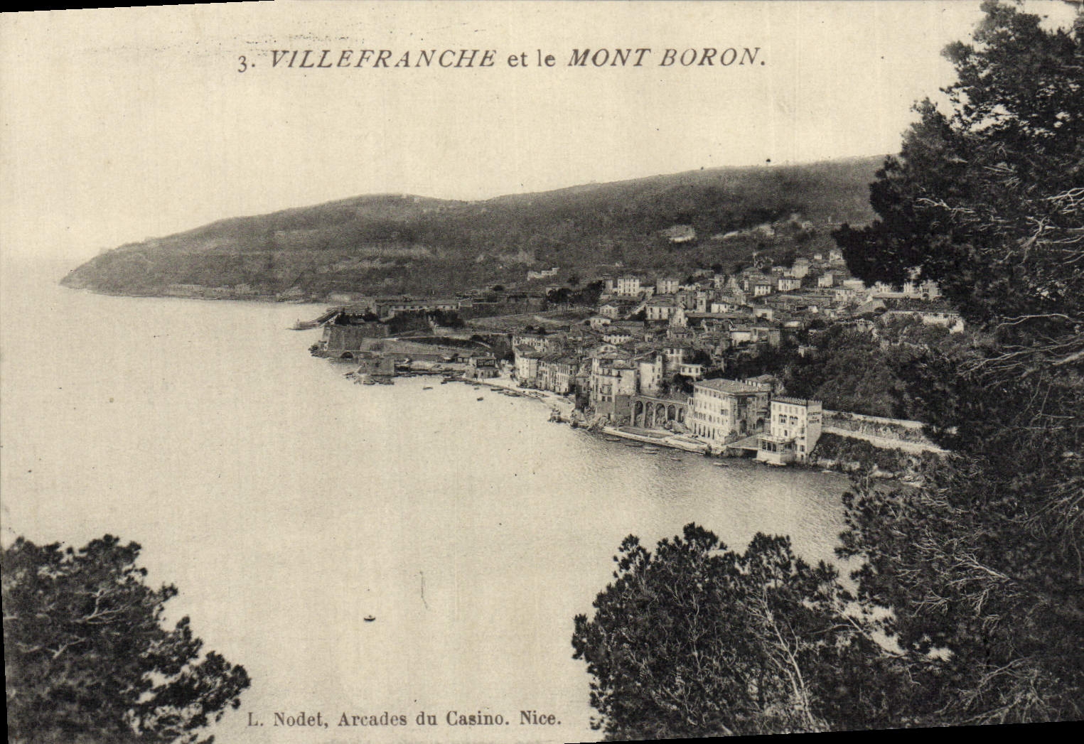 CPA Villefranche et le Mont Boron 
