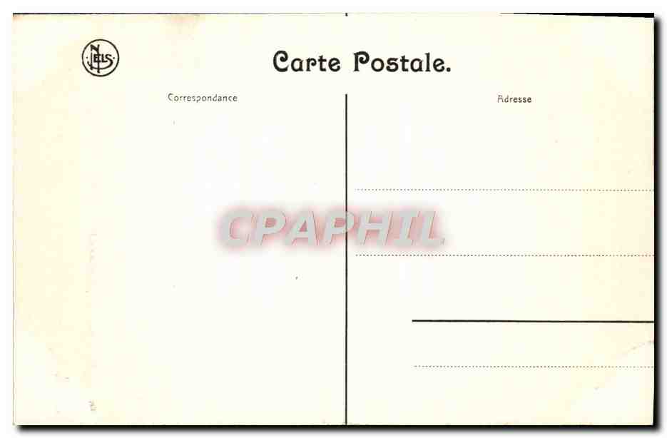 CPA David Bapteme du Christ Panneau central du Triptyque Musee de Bruges  — Verso