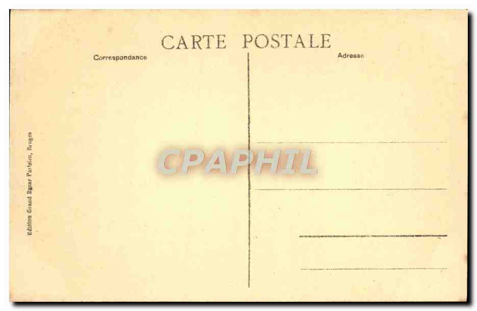 CPA Bruges Hopital St Jean — Rückseite