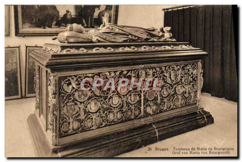 CPA Bruges Tombeau de Marie de Bourgogne 