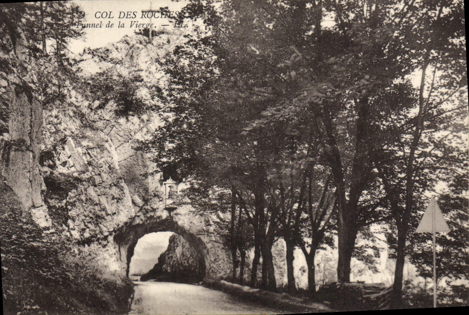 CPA Tunnel de la Vierge Col des Roches 