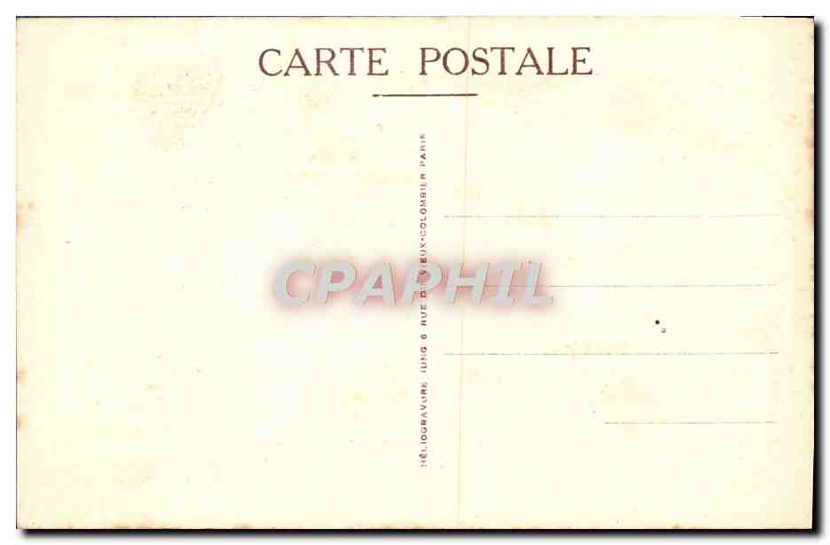 CPA Apparition de Notre Dame a Bernadette  — Verso