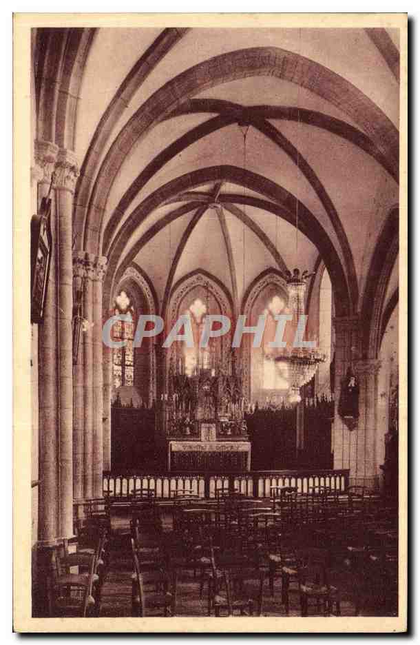 CPA Lescure Interieur de L'Eglise de Notre Dame de Lescure