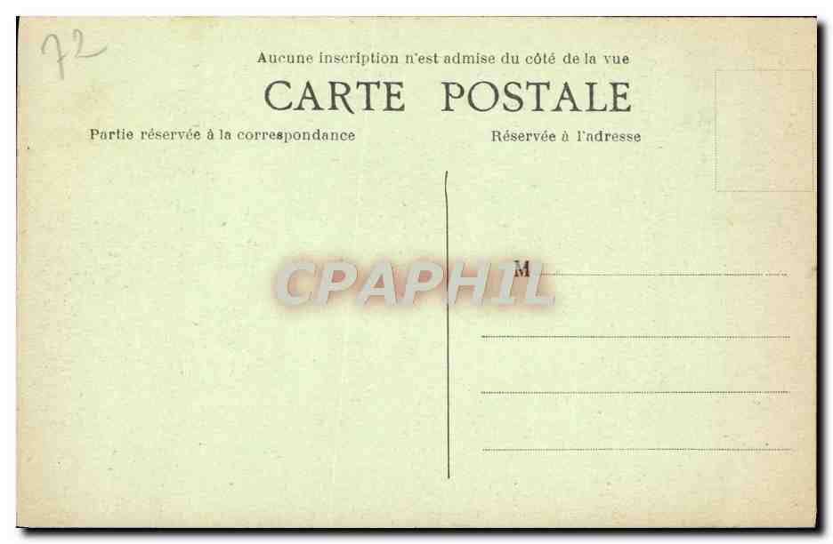 CPA La Alpes Mancelles Saint Leonard des Bois Interieur de L'Eglise Mort de la Ste Vierge Mise au tombeau par les apotre — Verso
