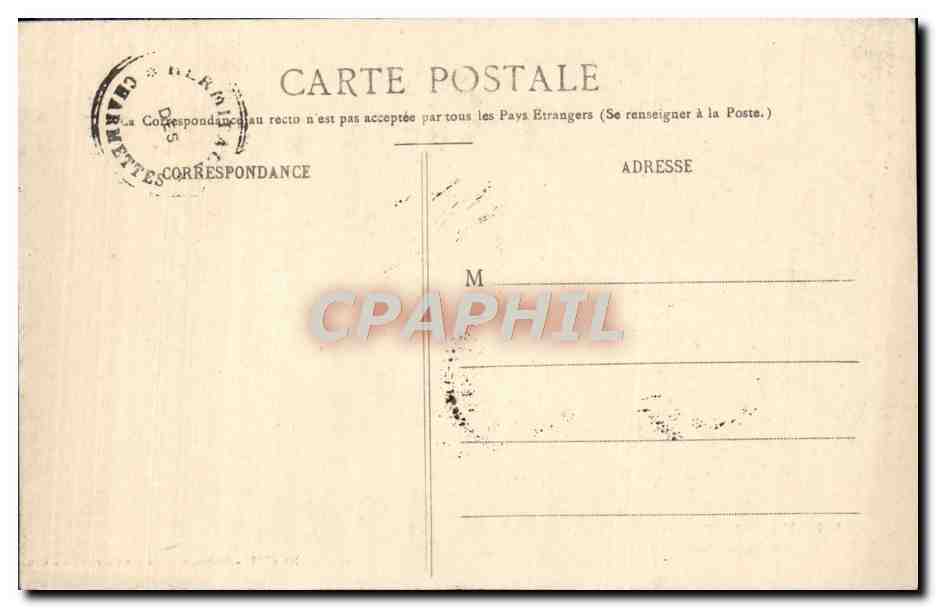 CPA Les Charmettes La Salle a Manger — Rückseite