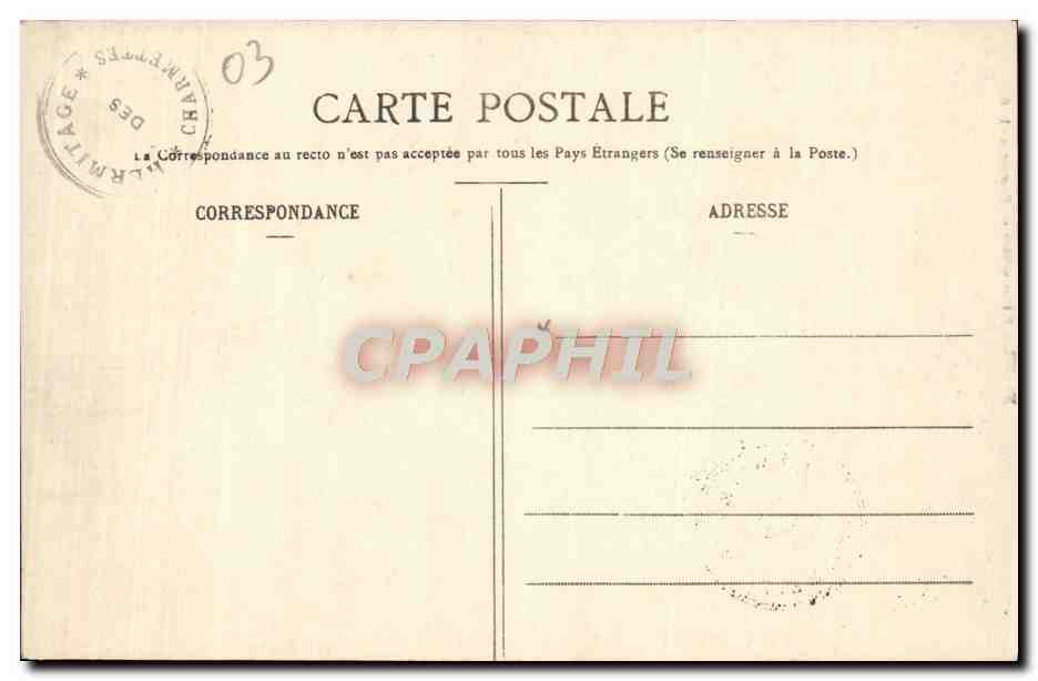 CPA Les Charmettes La chambre a coucher de JJ Rousseau — Rückseite