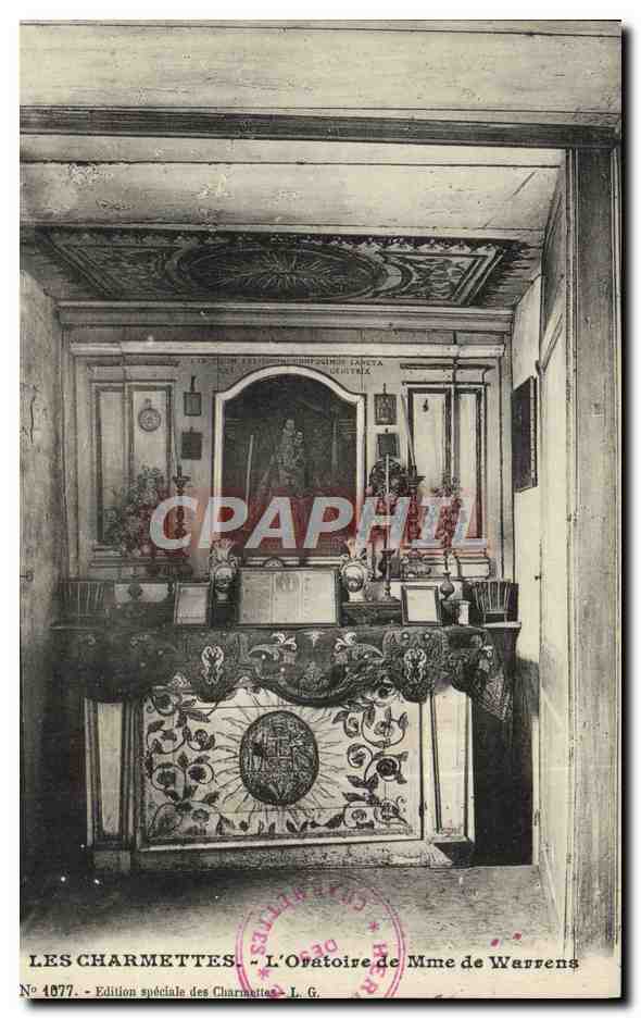 CPA Les Charmettes L'Oratoire de Mme de Warrens