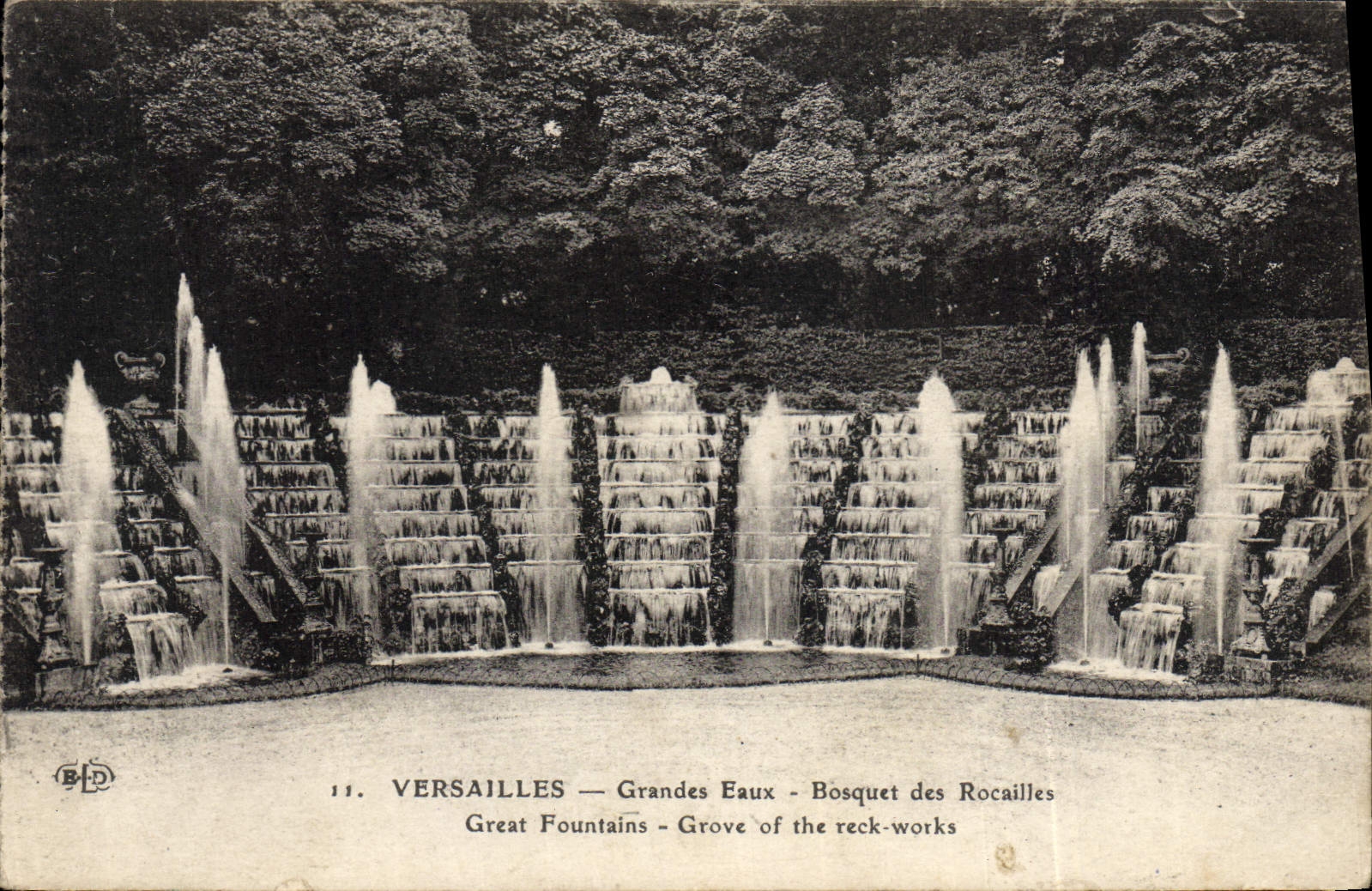 CPA Versailles Grandes Eaux Bosquet des Rocailles