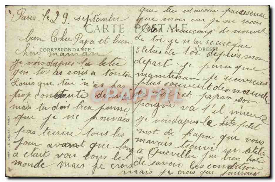 CPA Versailles Grandes Eaux Bosquet des Rocailles — Verso
