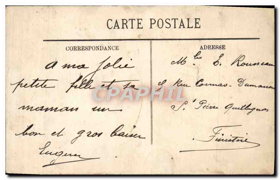 Boulogne-sur-Mer — Pescadora y Dame de la Halle — L.L. n° 278 — Reverso