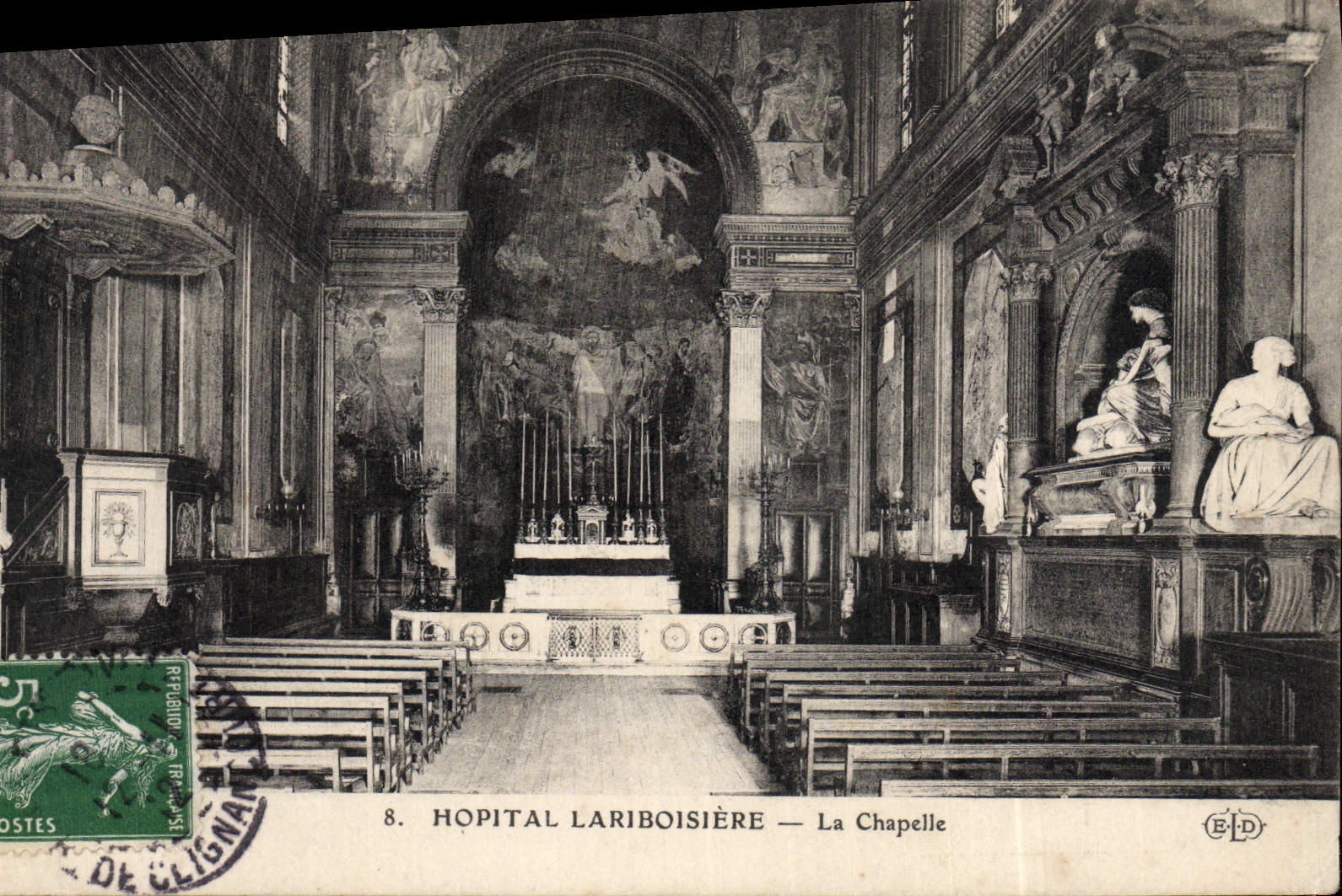 CPA Hopital Lariboisiere La Chapelle Paris 
