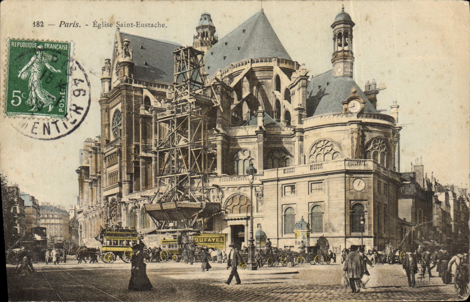 CPA Paris Eglise Saint Eustache