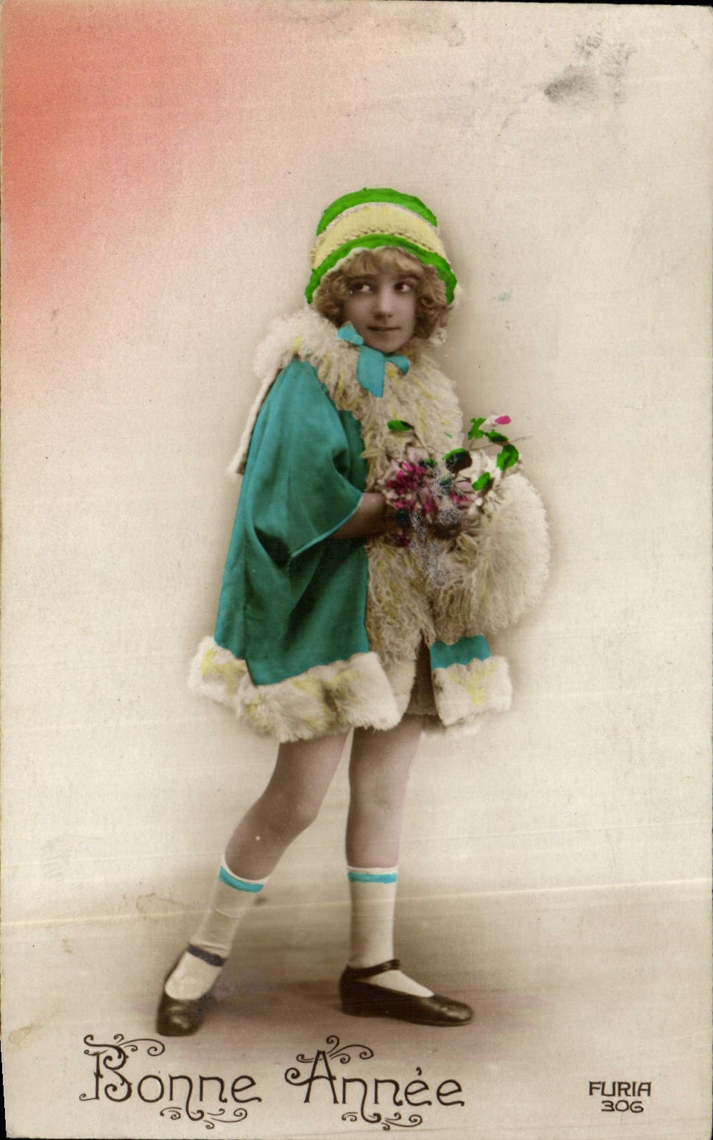 CPA Fantaisie Enfant Bonne Annee