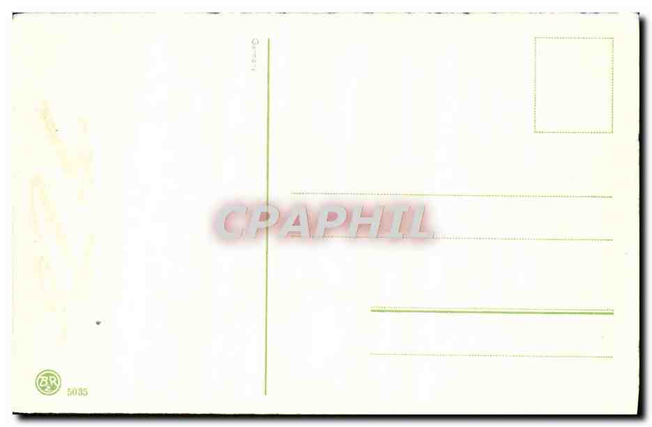 CPA Fantaisie Fleurs Fer a cheval — Verso