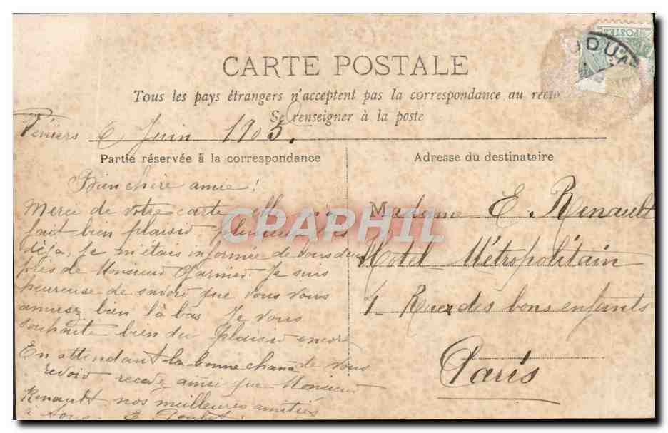 Baxone — Moulin Rouge — K.F. Editeurs PARIS — Verso
