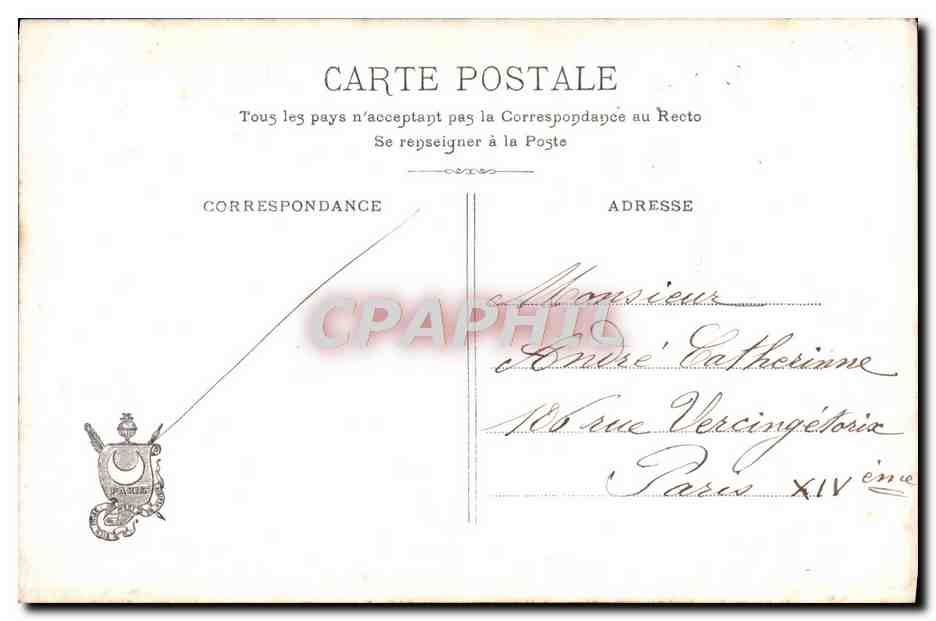 CPA Fantaisie Enfant Bonne Fete — Rückseite