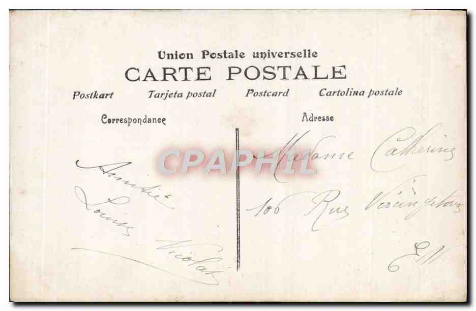 CPA Fantaisie Enfant Bonne Fete — Rückseite