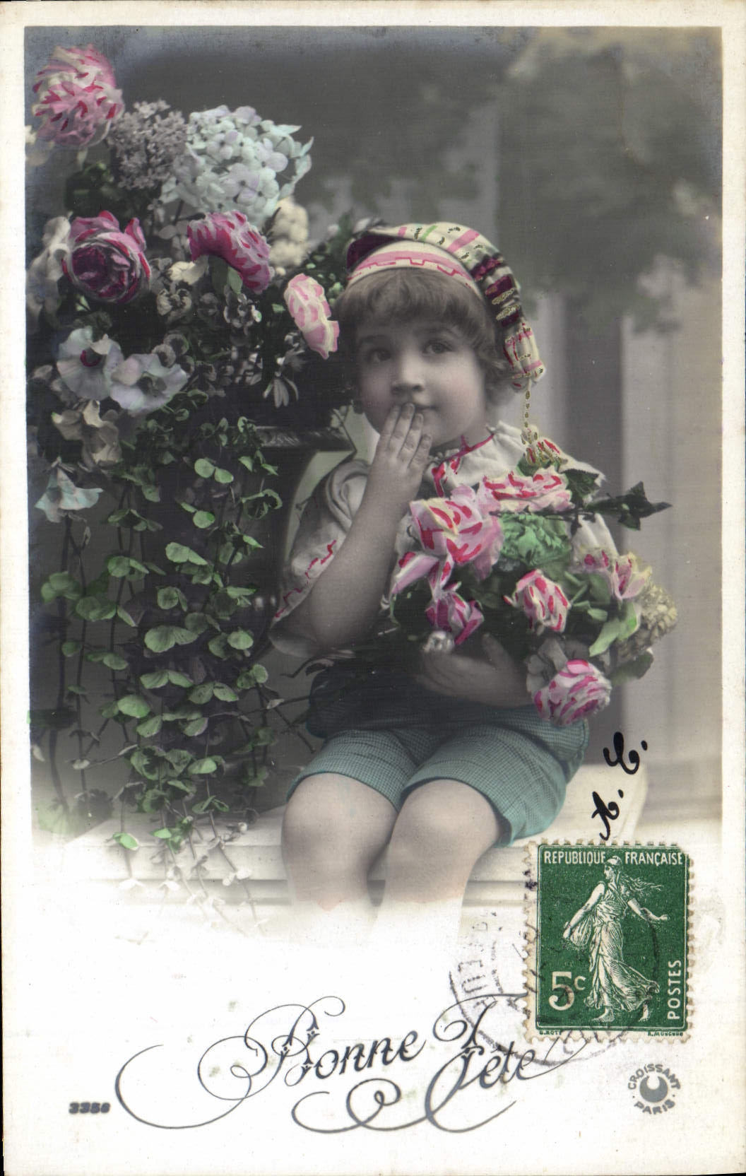CPA Fantaisie Enfant Bonne Fete